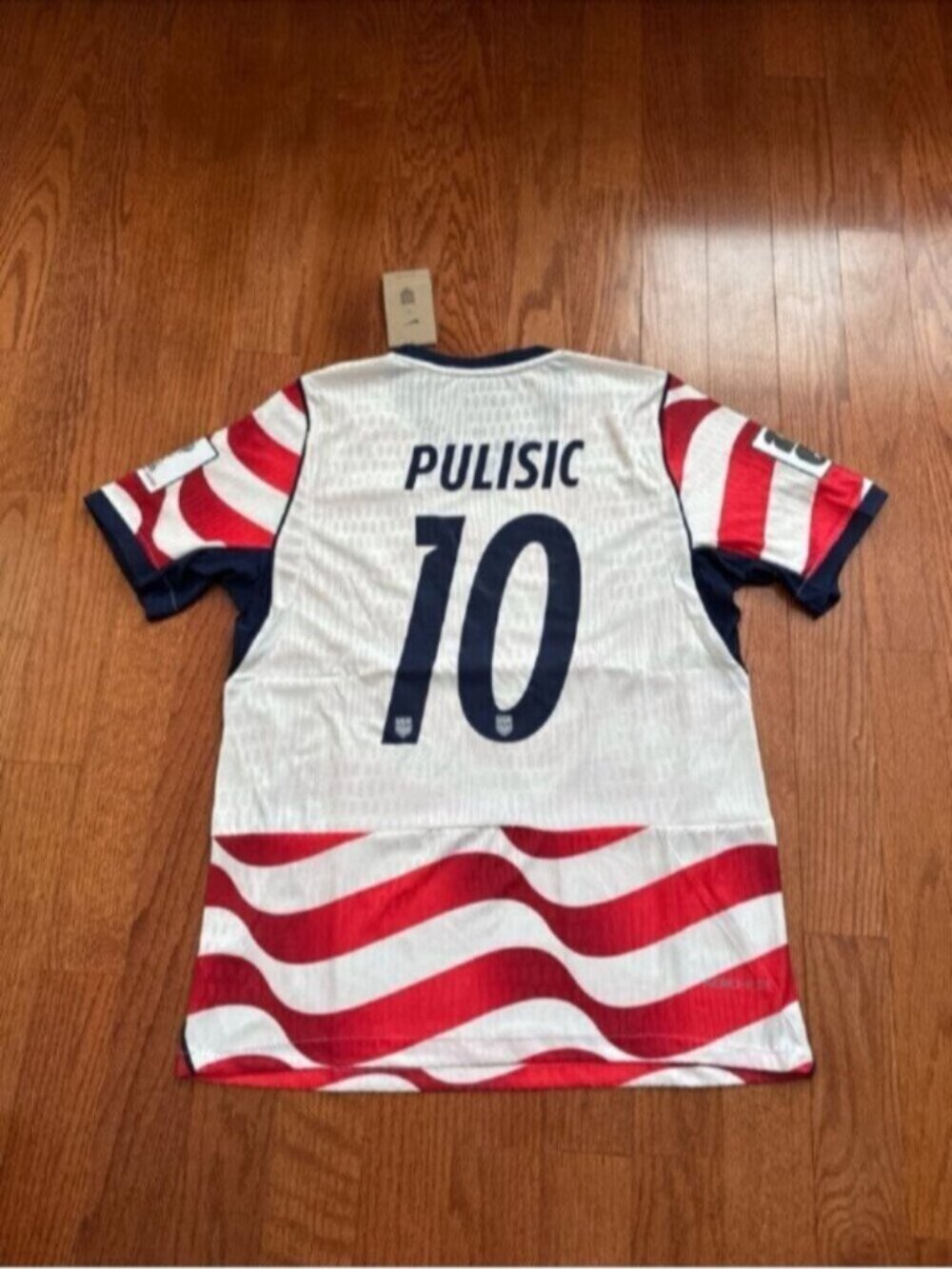 USA Home Soccer Jersey PLAYER VERSION Pulisic #10 World Cup 2026 - Picture 2 of 13